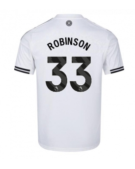 Fulham Antonee Robinson #33 Maglia Gara Casa Repliche 2025-26 Maniche Corte